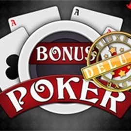 Bonus Poker Deluxe - 3 Hands slot visual from RTG (Reel Time Gaming) available on wildrobins-casino.com