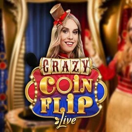 Try Crazy Coin Flip slot by Evolution on wildrobins-casino.com – logo image