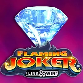 Flaming Joker Link and Win online game logo by Barstruck on wildrobins-casino.com