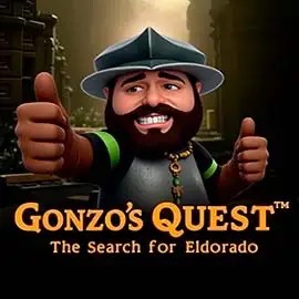 Gonzo's Quest slot icon by NetEnt, available at Wild Robin Casino