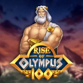 Rise of Olympus 100 logo – Slots by Play'n GO at Wild Robin Casino