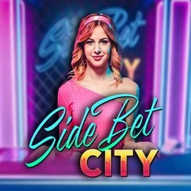 Side Bet City slot visual from Evolution available on wildrobins-casino.com