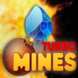Turbo Mines casino game by Turbo Games – featured logo at Wild Robin Casino